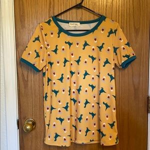 ModCloth dinosaur shirt